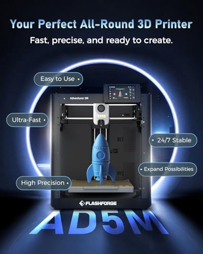 FLASHFORGE AD5M 3D Printer, CoreXY High-Speed, Auto Leveling C883