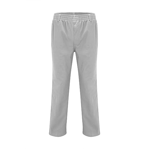Men's Drawstring Cargo Pants with Zipper Pockets I274139