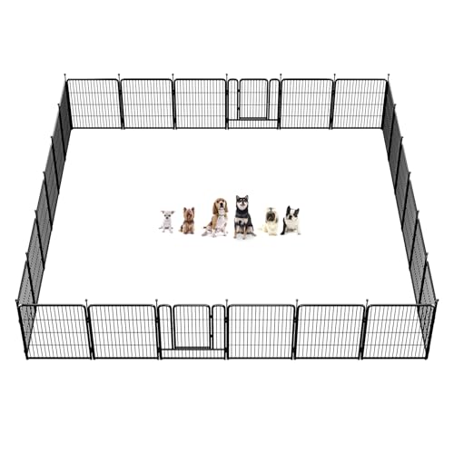FXW Rollick Dog Playpen 32 Inch 16 Panels for Small and Medium Dogs E405995