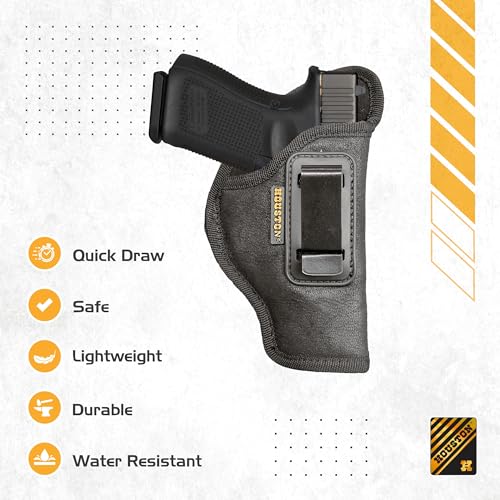 HOUSTON Nobuck ECO Leather Concealed Carry Gun Holsters S7663