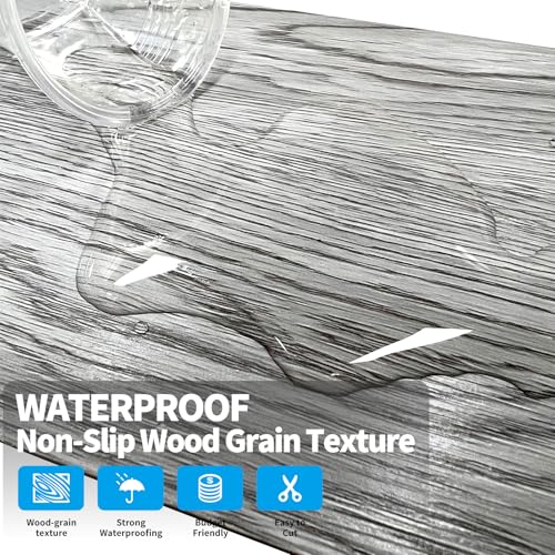 ATOPOSE Peel and Stick Vinyl Flooring 36pcs 6"×36" Wood Effect Waterproof D74600