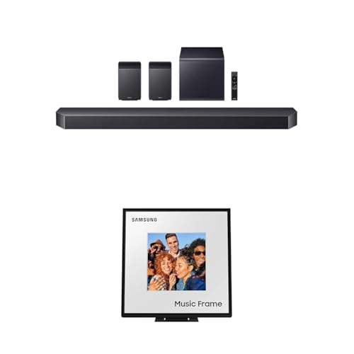 SAMSUNG Q990D 11.1.4ch Soundbar with Wireless Dolby Atmos and Rear Speakers M1387