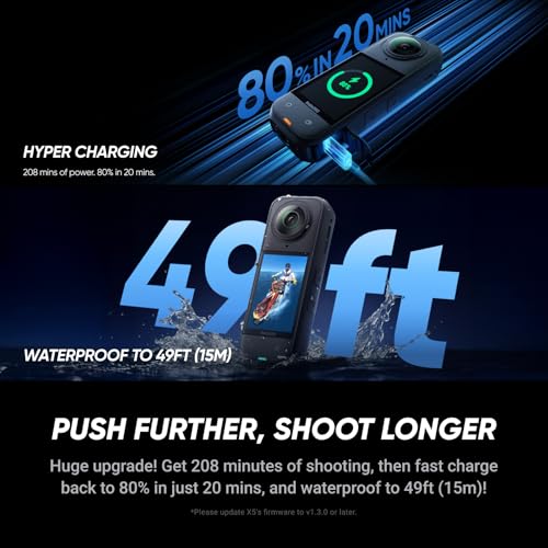 Insta360 X5 Waterproof 8K 360° Action Camera Bundle L36679