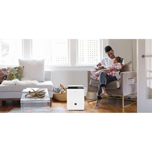 Frigidaire 50-Pint Portable Dehumidifier with Wi-Fi for Medium/Large Rooms, White Q334986