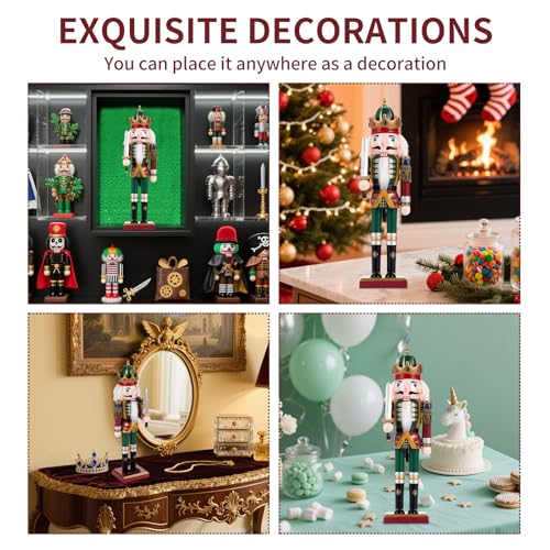 11.8 Inch Wooden Nutcracker Christmas Decor T403