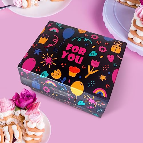 FETTIPOP Merry Christmas Exploding Confetti Gift Box, Pop Up Surprise, Prank Gift Wrapping Idea E58876