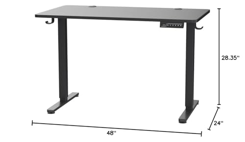 ErGear Height Adjustable Electric Standing Desk 48 x 24 Inches, Walnut S608