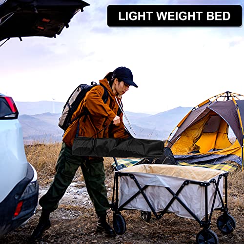 YSSOA Folding Camping Cot with Storage Bag for Adults, Portable Sleeping Bed S454767