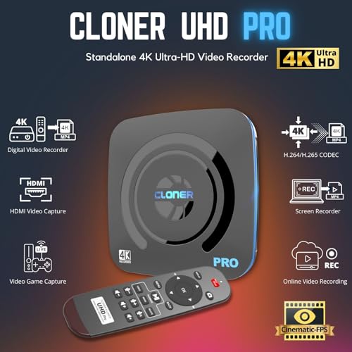 UHD Pro 4K Video Recorder HDMI Capture DVR with H.265 Codec G628