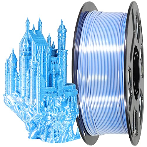 MIKA3D Bicolor Silk PLA 3D Printer Filament Bundle, 1.75mm, 6 Spools V5573