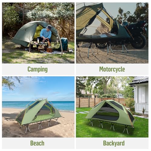 Night Cat Camping Cot Tent - Waterproof 1-Person Portable N969