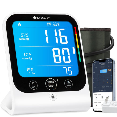 Etekcity Bluetooth Blood Pressure Monitor for Home Use, Upper Arm, FSA