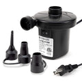 Etekcity Air Pump for Inflatables, Portable Electric Air Mattress Pump, Quick-Fill Perfect Inflator/Deflator for Couch, Blow up Pool Floats Raft Bed Boat Toy with Nozzles, 110-120V, Black