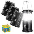 Etekcity LED Camping Lanterns, Battery Included, 4 Pack