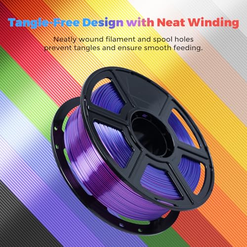 FLASHFORGE Silk PLA Filament 1.75mm, 1kg Spool V8381