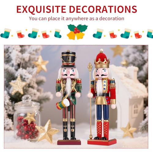 11.8 Inch Wooden Nutcracker Christmas Decor T403