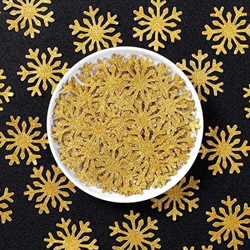 White-Gold Christmas Tree Star Confetti 300pcs Party Decoration N454