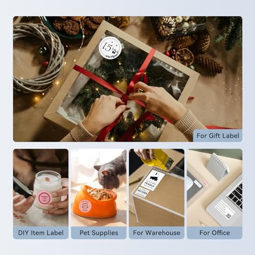 NIIMBOT B1 Label Maker, 2 Inch Bluetooth Thermal Label Printer N79312
