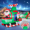 7 FT Christmas Inflatable Santa Claus with LED Lights Indoor Outdoor Decoration F5780