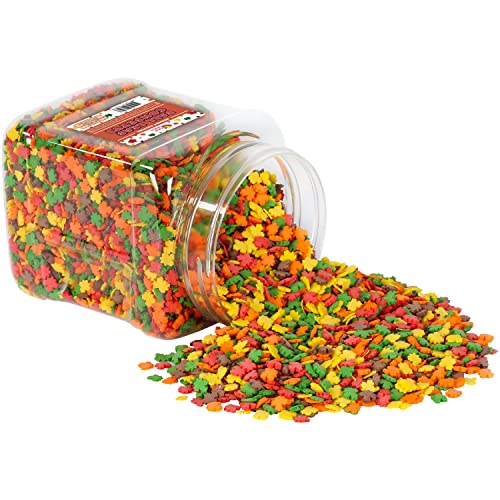 Snowflake Confetti Sprinkles - 1.2 Pounds - Blue & White Jimmies for Baking A6962