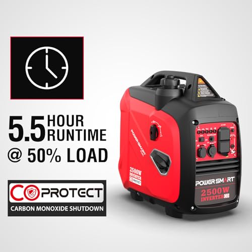PowerSmart 2500-Watt Portable Inverter Generator for Camping U773