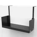 Office Cubicle Shelf - 17" Cubicle Storage Organizer Bookshelf, Cubicle Accessories Storage Organizer Bookshelf with Cubicle Hooks for Home Desk, Bookshelf and Home Office Desk Organizer Tray