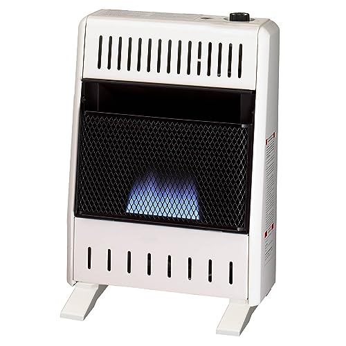 ProCom ML300HBA-B Ventless Liquid Propane Blue Flame Heater with Base Feet K420