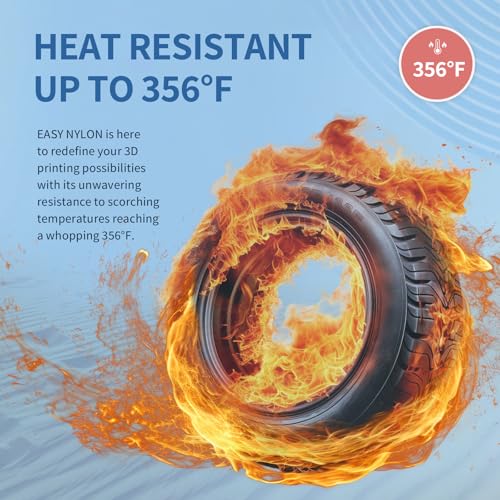 OVERTURE Nylon Filament 1.75mm Polyamide PA 1kg Spool Black Y657557