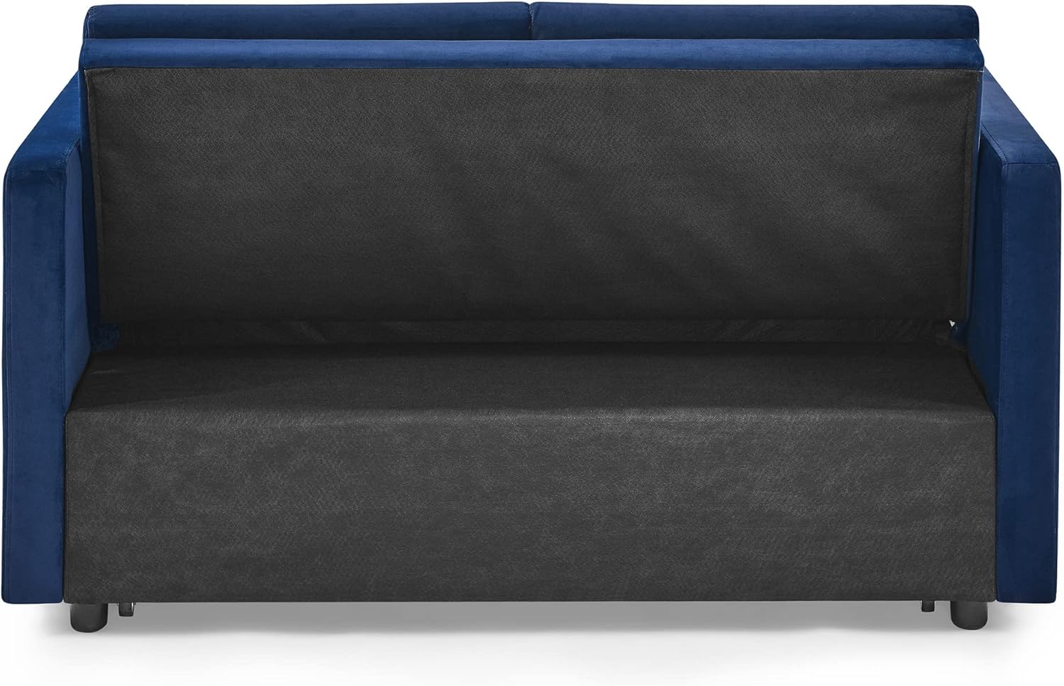 3-in-1 Convertible Sofa Bed with Adjustable Backrest, Blue 54.5" B650380