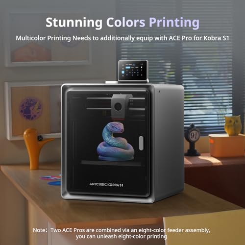 Anycubic Kobra S1 Combo Multi-Color 3D Printer, High Speed Printing R7291