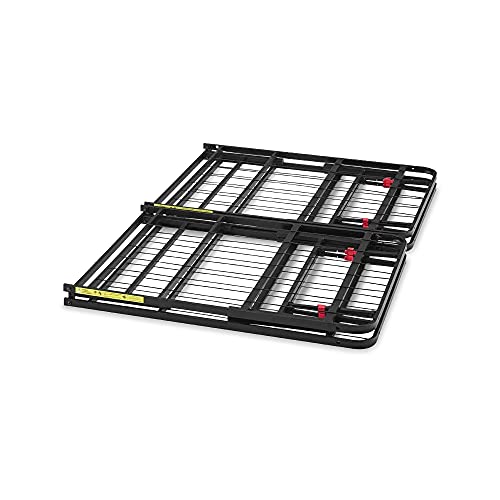 Amazon Basics Foldable Metal Bed Frame with Storage, Full Size, Black A770