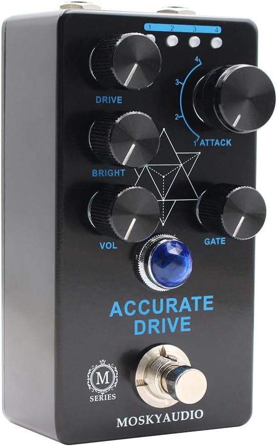 MOSKY Audio ACCURATE DRIVE Guitar Overdrive Pedal with Noise Gate L3732