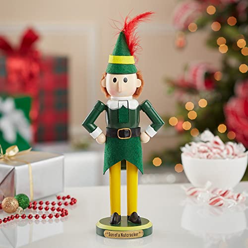 Kurt Adler 11" Wooden Buddy the Elf Nutcracker J3825
