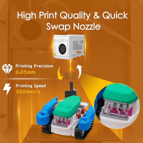 X-Maker Joy 3D Printer for Kids with 8 PLA Filament Set C31108