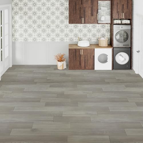 Oxdigi Vinyl Flooring Roll 32 sq.ft Natural Oak K971193