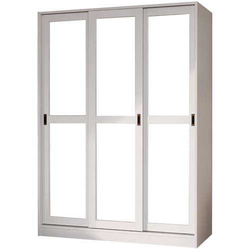 Palace Imports Solid Wood Wall Closet Wardrobe with Sliding Doors T817496