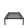 Full Size Metal Platform Bed Frame with Headboard, Black U138819
