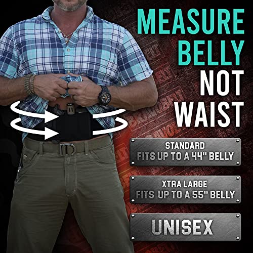 Belly Band Holster by BRAVOBELT for Running, Hiking, Men & Women S5785