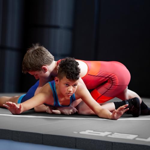 Meister FlexFloor Wrestling Mat 10ft x 10ft Roll-Up Training Mat V43380