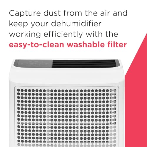 Frigidaire 50-Pint Portable Dehumidifier with Wi-Fi for Medium/Large Rooms, White Q334986