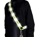 OLIKER LED Night Running Gear High Visibility LED Flashing Sash Outdoor Running Cycling Hiking Jogging Rechargeable Illuminating Gear for Men and Women Night Safety Walking Gear