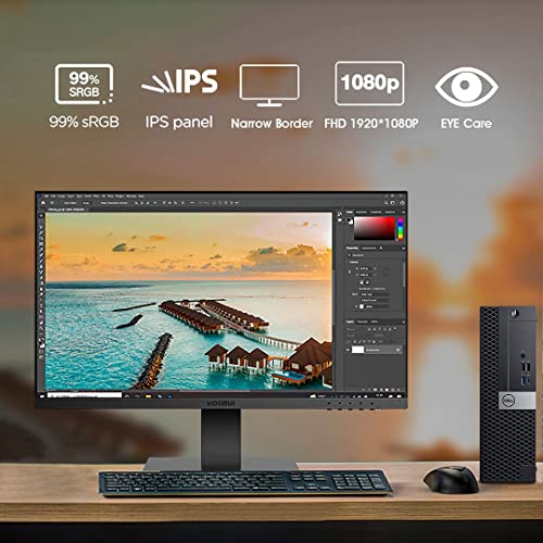 Dell OptiPlex 5050 Desktop with 24 inch Monitor, 16GB RAM, 512GB SSD, i5-6500, Windows 10 Pro (Renewed) L137
