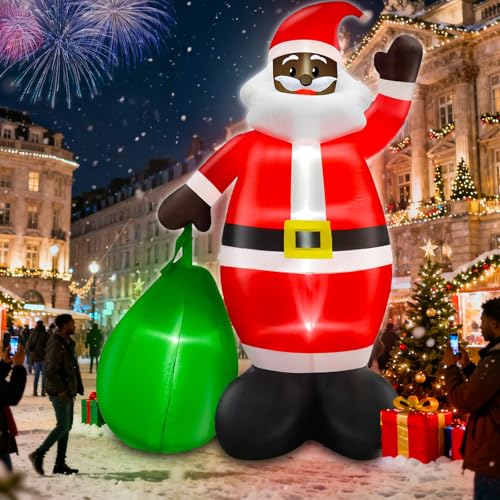 14 Ft Giant Christmas Inflatable Santa Claus with Gift Bag Outdoor Decor P199