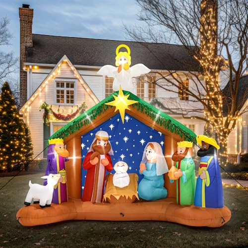 16FT Christmas Inflatable Snowman with LED Lights Outdoor Yard Decor N561071
