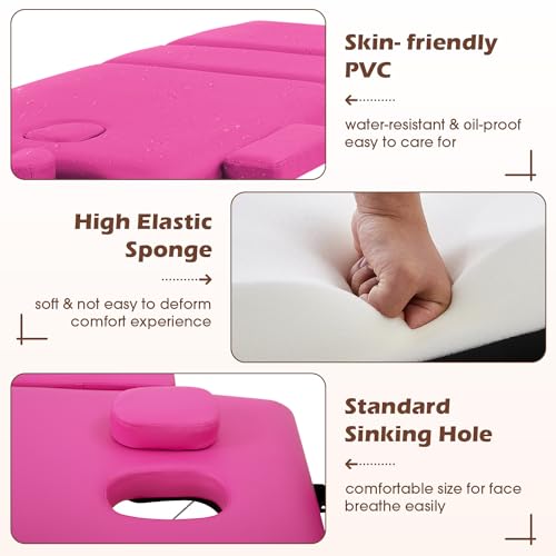 PayLessHere Massage Bed Portable Folding Spa Table with Non-Woven Bag P611882