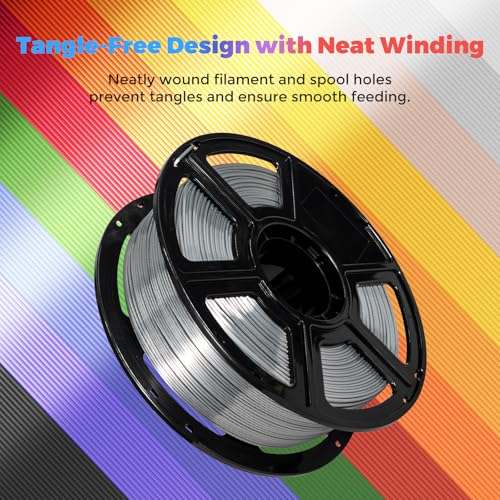FLASHFORGE Silk PLA Filament 1.75mm, 1kg Spool V8381