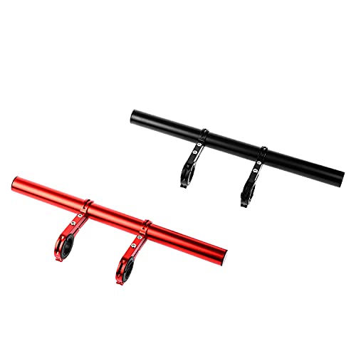 Bicycle Handlebar Extender, Aluminum Alloy, 30cm, Black Q89099