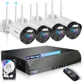 5MP Outdoor Wireless Security Camera System with Night Vision I837239