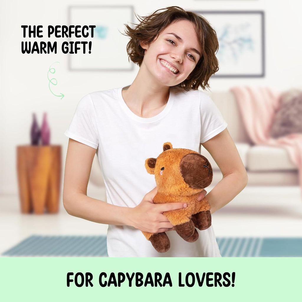 Capybara Microwavable Heating Pad Plush Toy for Women and Kids J3687