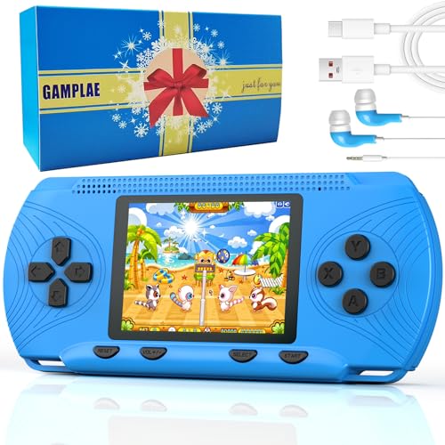 Handheld Game Console for Kids, Portable, Preloaded 258 Games J862